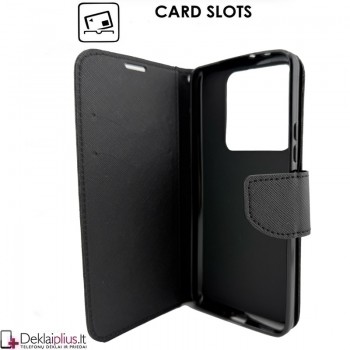 Telone dėklas su skyreliais - juodas (Xiaomi 14T) Telone dėklas su skyreliais - juodas (Xiaomi 14T)